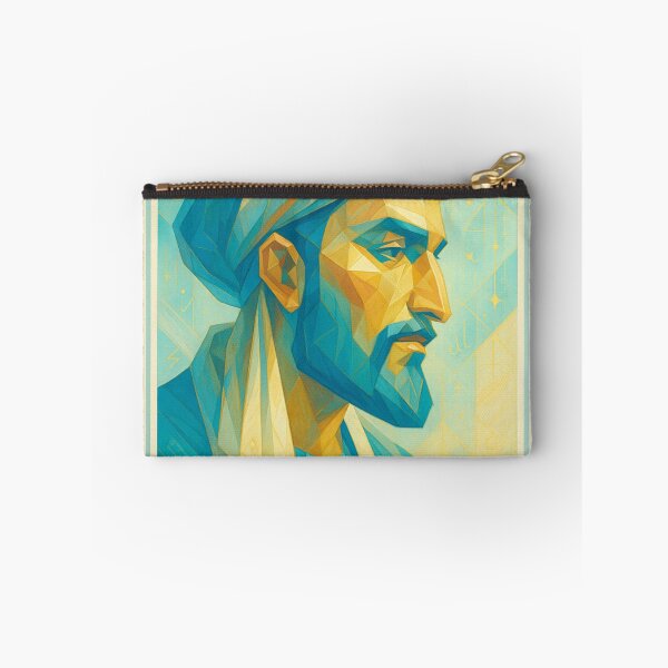Item preview, Islamic Art Geometric Portrait | Arabic Scientist Pop Art Design designed and sold by MythicPattern.