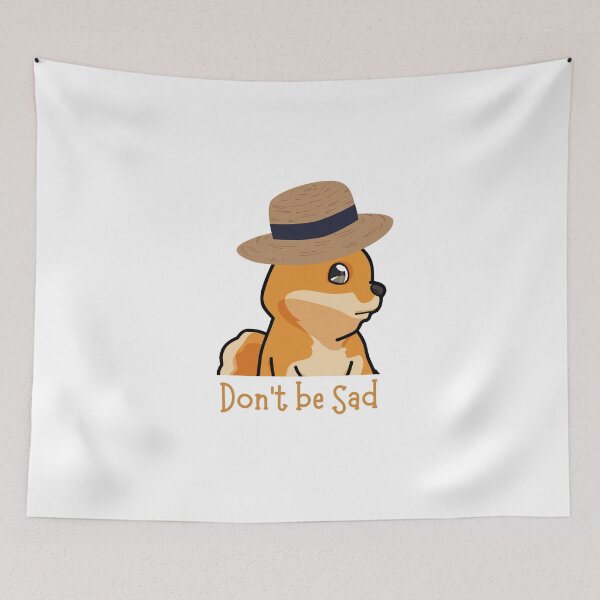 Item preview, Don’t Be Sad – Cute Animal with Hat Motivational Design designed and sold by M.Store.