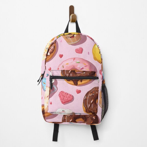 Item preview, Cheerful Kawaii Donuts, Coffee, and Lemon Slice Fun Pattern designed and sold by MoonlitDoodles1.