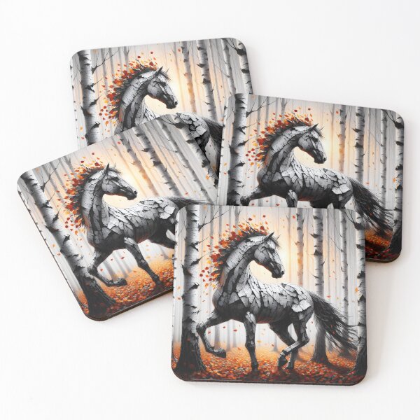Item preview, Birchbark Horse, Ai Generated Art  designed and sold by ACC .