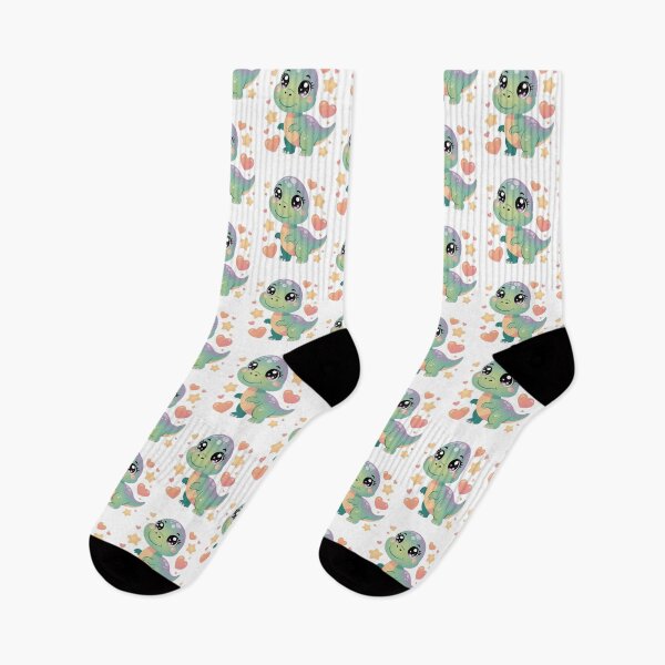 Item preview, Cute Kawaii Dinosaur in Pastel Colors designed and sold by WikaKowalczyk.