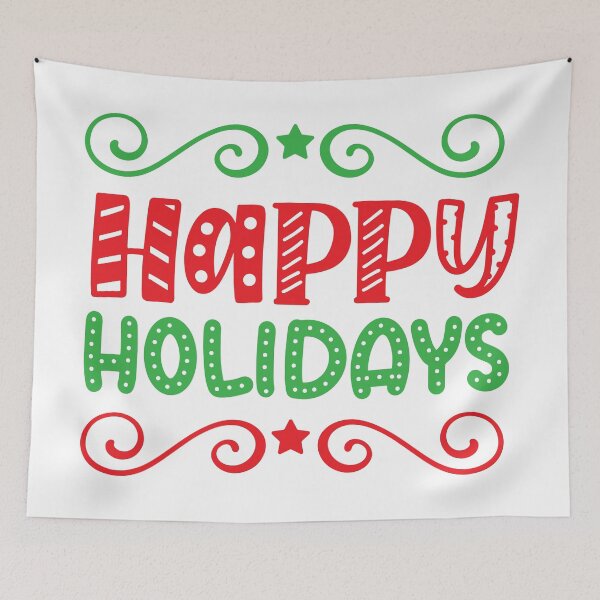 Item preview, Happy Holidays - Festive Universal Winter Season Greeting designed and sold by FuzionRaptor.