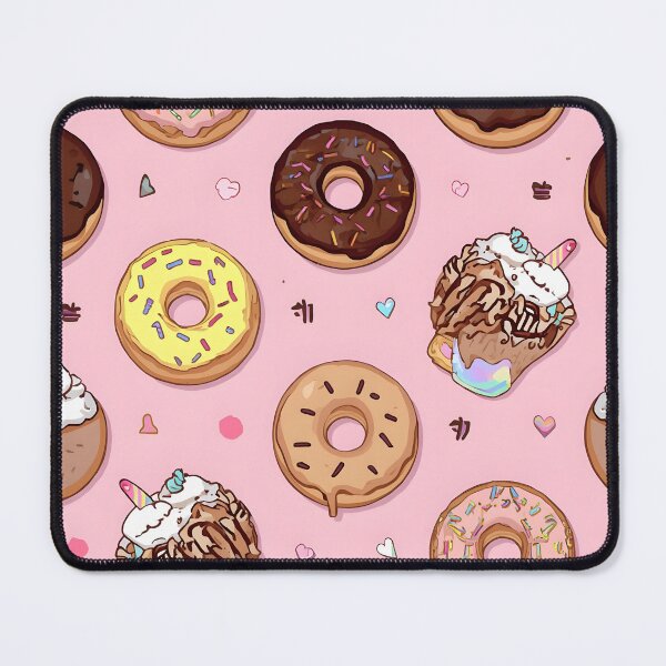 Item preview, Pink Kawaii Donuts, Sundae Cups, and Unicorn Sweets Pattern designed and sold by MoonlitDoodles1.