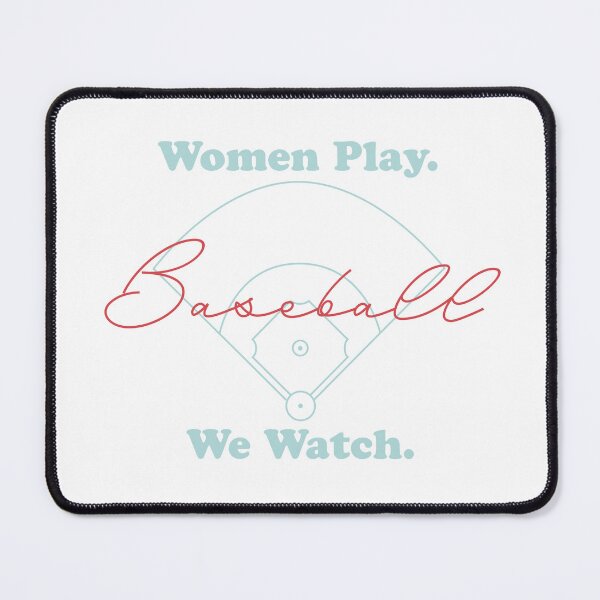 Item preview, Women Play. We Watch. | Baseball | designed and sold by Collegegirlfund.