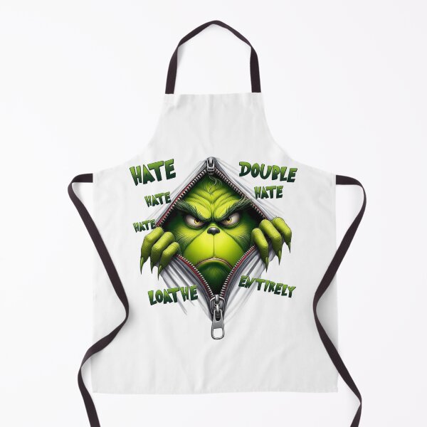 Item preview, The Grinch Face Christmas Humor Design designed and sold by EzZtudio.