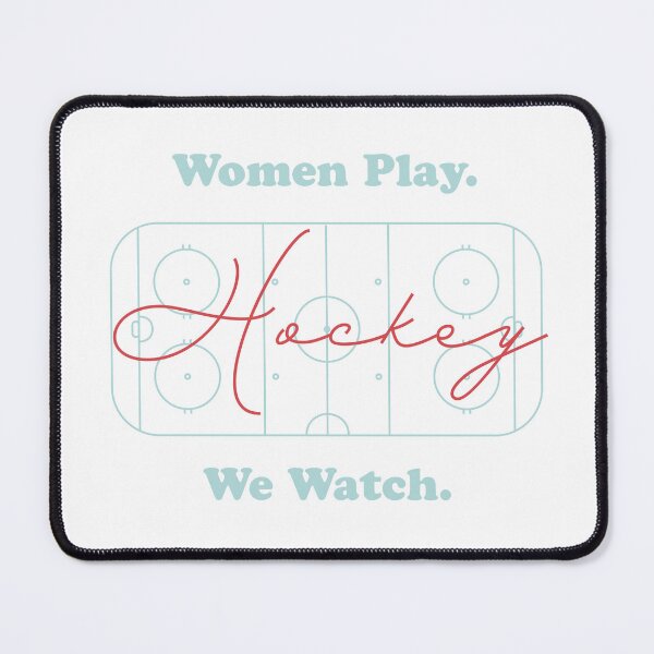 Artikelvorschau, Frauen spielen. Wir schauen zu. | Hockey | entworfen und verkauft von Collegegirlfund.