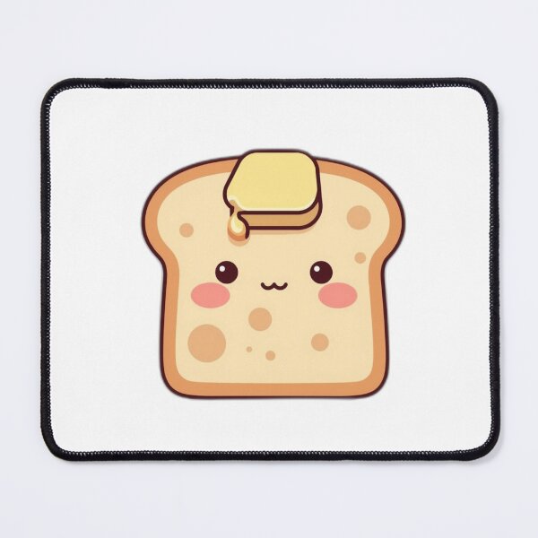 Item preview, Smiling Kawaii Toast in Warm Pastels designed and sold by Pixel Craft studio.