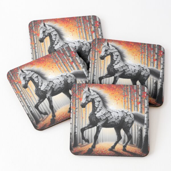 Item preview, Birchbark Horse, Ai Generated Art  designed and sold by ACC .