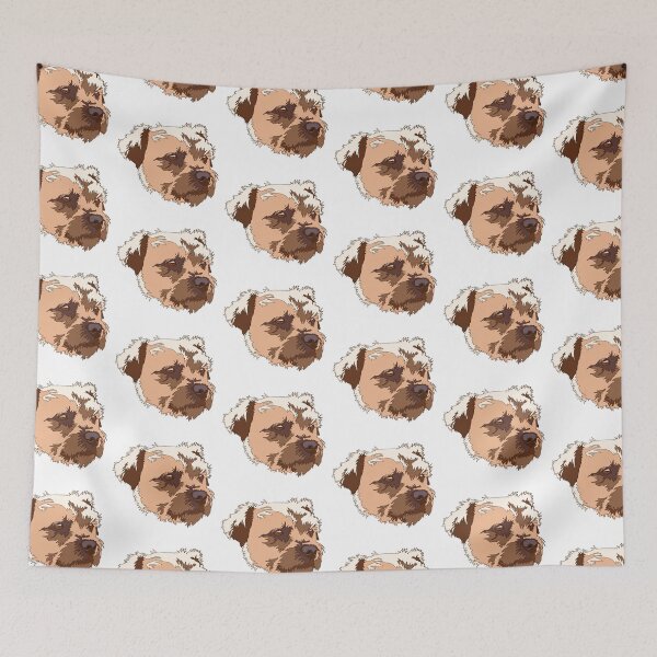 Item preview,  scruffy terrier mutt designed and sold by LeahcarsArt.
