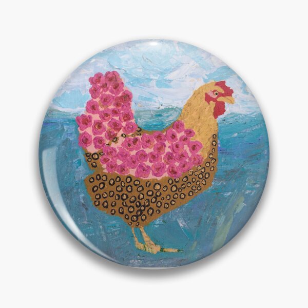 Artikelvorschau, Blumenhuhn entworfen und verkauft von LindaPhelpsArt.