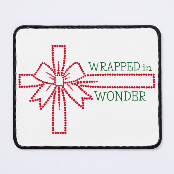 Item preview, Wrapped in Wonder Holiday Bow Dot Art designed and sold by Cardiff Creative.