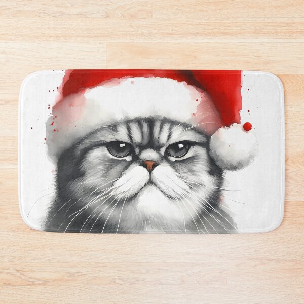 Item preview, Grumpy Cat Santa Hat designed and sold by Visual Nomad Club.
