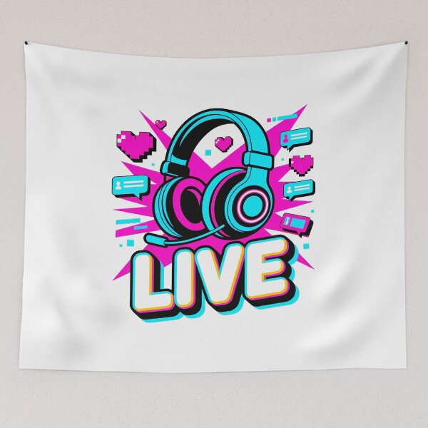 Item preview, Live Streaming Gamer Headset designed and sold by SteezeeStore.