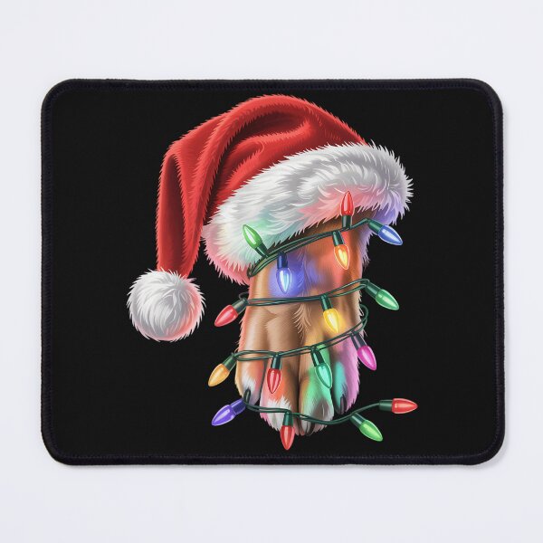 Item preview, Funny Dog Paw Santa Hat Christmas Lights For Women Girls designed and sold by clothesy7.