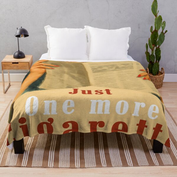 Item preview, JUST ONE MORE CIGARETTE – Moody Retro Aesthetic T-Shirt designed and sold by StyledTDesigns.