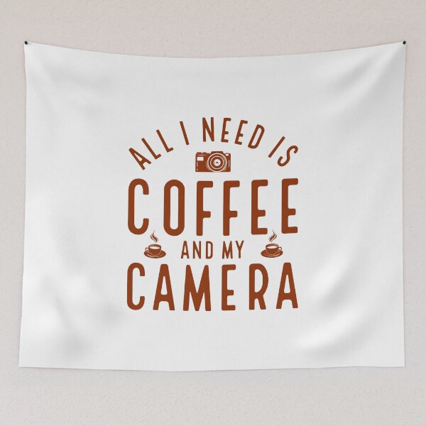 Item preview, All I Need Is Coffee and My Camera designed and sold by Design for all.