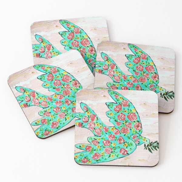 Item preview, Floral Peace Dove  designed and sold by LindaPhelpsArt.