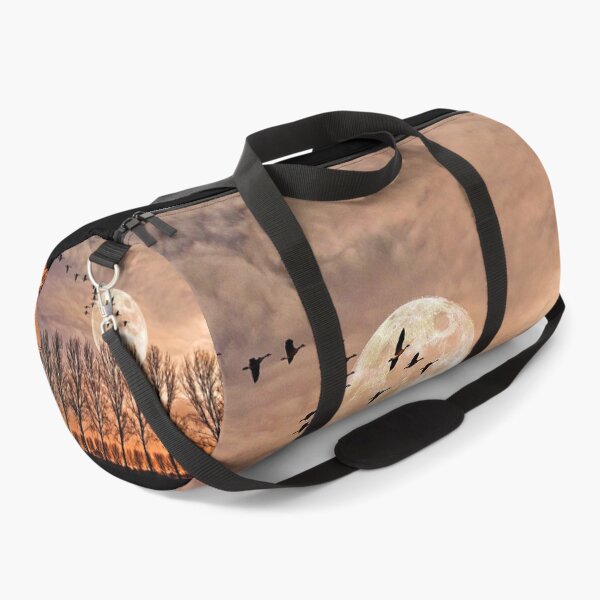 Item preview, Wild geese fly at full moon designed and sold by Palatinasart.
