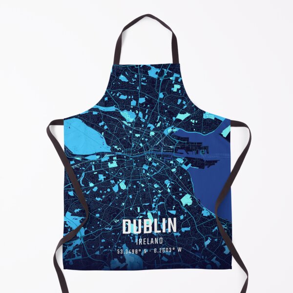 Item preview, Dublin Midnight City Map designed and sold by HomeLivingCo.