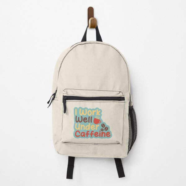 Item preview, I work well under caffeine lettering designed and sold by SweetberryHouse.