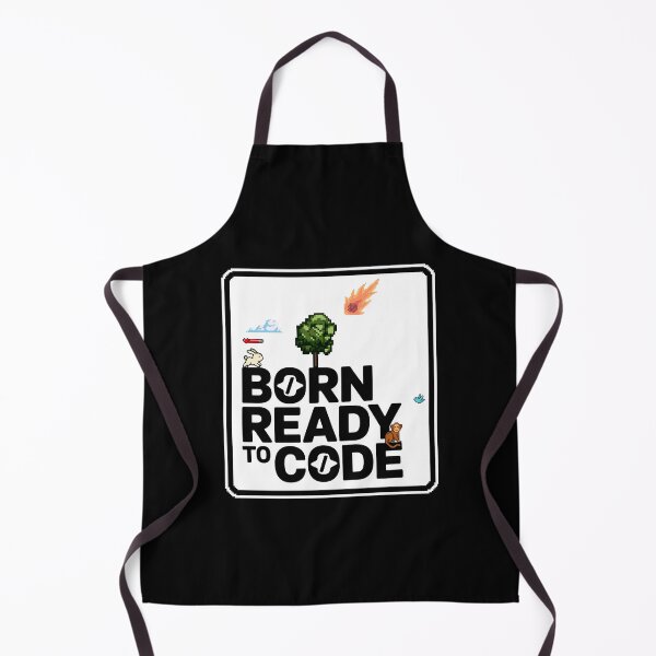 Item preview, Born Ready to Code – Minimal Pixel Forest Game Design designed and sold by DreamVibeShirt.