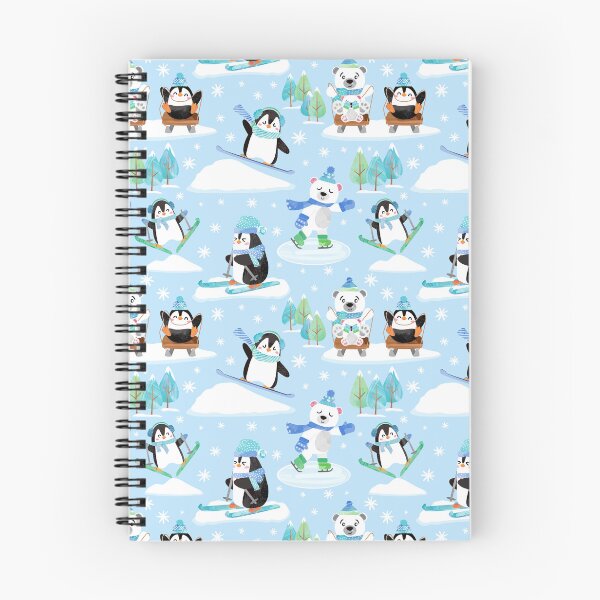 Artikelvorschau, Pinguin Eisbär Wintersport entworfen und verkauft von SamAnnDesigns.