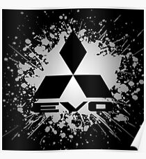 Póster mitsubishi evo
