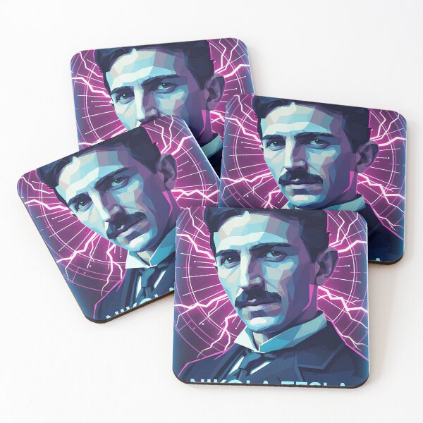 Item preview, Nikola Tesla Iconic Genius Power Tech Legend Poster designed and sold by MythicPattern.