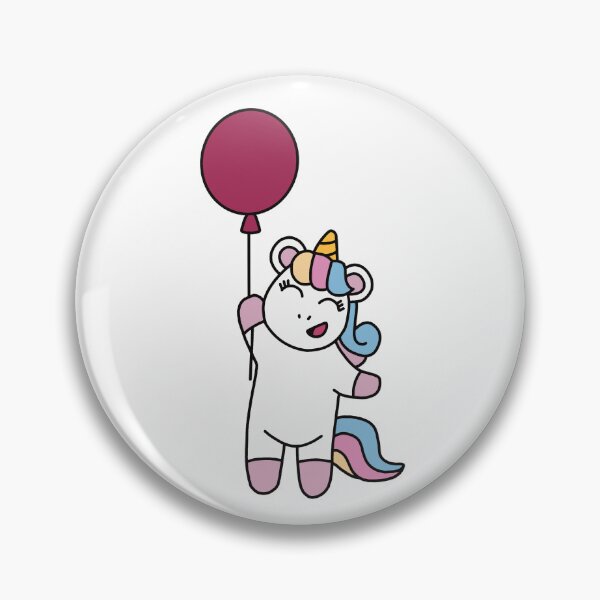 Item preview, Unicorn red balloon designed and sold by PinkieLotus.