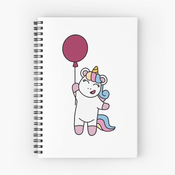 Item preview, Unicorn red balloon designed and sold by PinkieLotus.