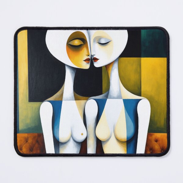 Item preview, Mannequin Lovers on a Love Seat 1 designed and sold by NickWhittleArt.