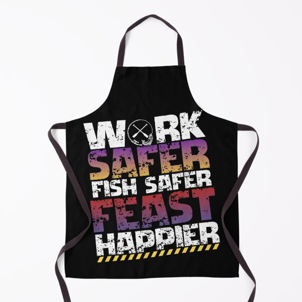 Item preview, Work Safer Fish Safer Feast Happier – Safety Fishing Thanksgiving designed and sold by PeteLawliiet.