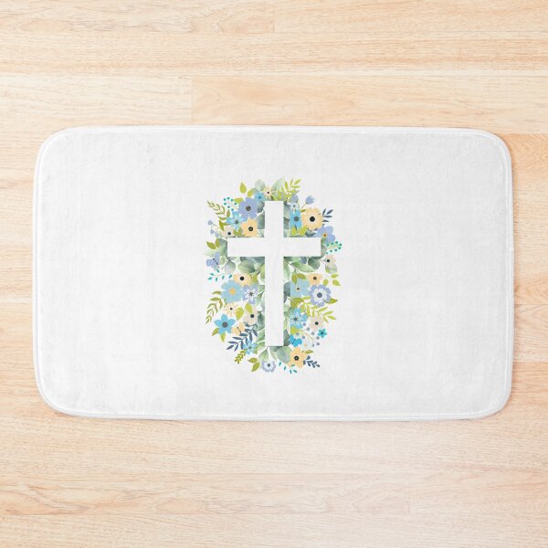 Item preview, blue and green cross designed and sold by coolcreativeco.