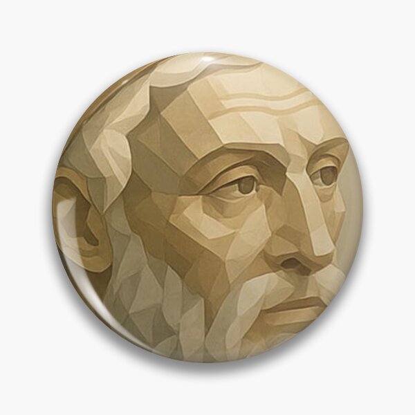 Item preview, Greek Mathematician Euclid Geometric Art History Poster designed and sold by MythicPattern.
