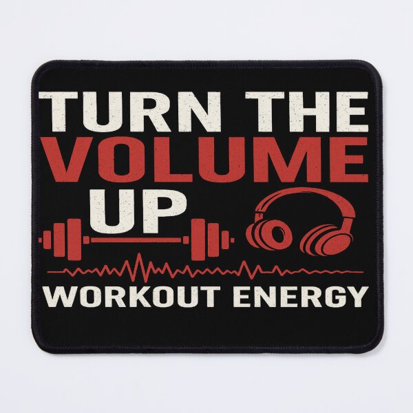Item preview, Turn the Volume Up – Workout Energy Motivation | Fitness Music Vibes Design designed and sold by fabricutie.