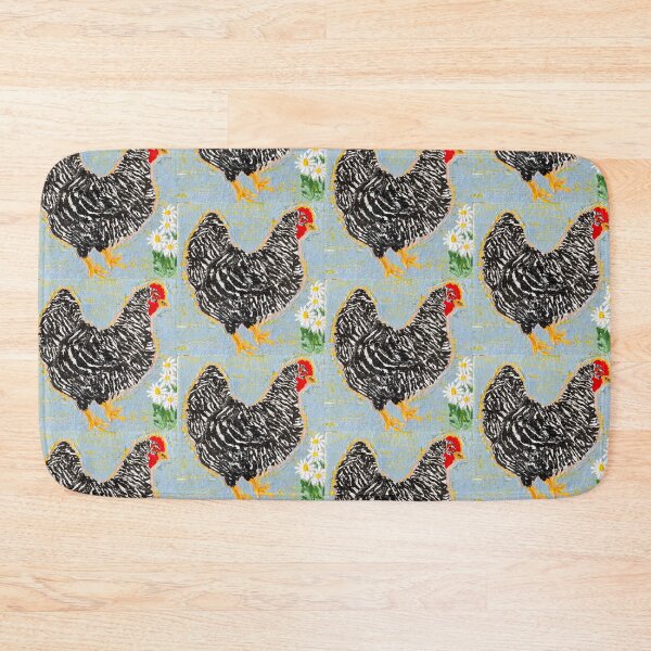 Item preview, Chicken with Flowers  designed and sold by LindaPhelpsArt.