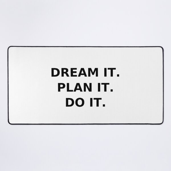 Item preview, Minimalist “Dream Plan Do” Quote – Modern Motivational Wall Art designed and sold by SensoriStudio.
