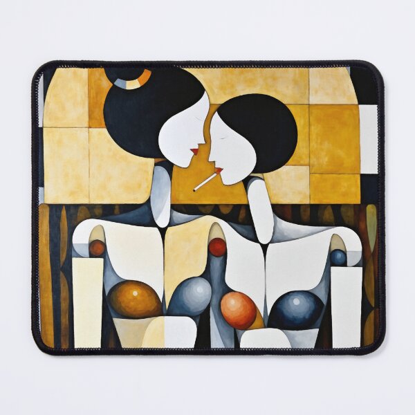 Item preview, Mannequin Lovers on a Love Seat 3 designed and sold by NickWhittleArt.