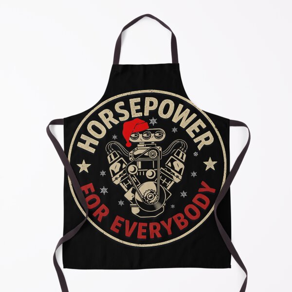 Item preview, Horsepower For Everybody | Vintage Santa Garage Christmas Racing designed and sold by CarantinedChaos.
