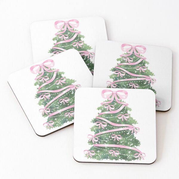 Item preview, Coquette Christmas Tree Aesthetic Sticker – Pink Holiday Decor, Cute Festive Gift for Girls designed and sold by Timshop1.
