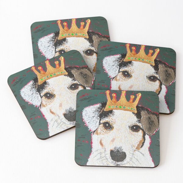 Item preview, Crowned Jack Russell Terrier designed and sold by LindaPhelpsArt.