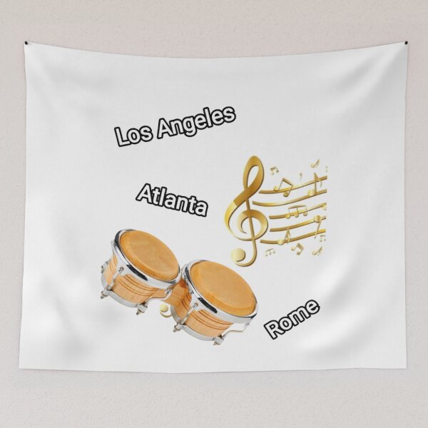 Item preview, Music Instruments into Digital Art: Percussions Bongoes designed and sold by QuasarDigitalSurrealism.
