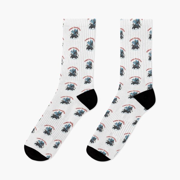 Item preview, Happy Howlidays Scottish Terrier – Cute Christmas Dog in Winter Scarf designed and sold by The Real Life Symphony.