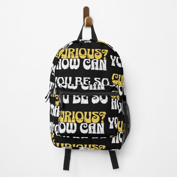 Item preview, "How Can You Be So Curious?" – Minimalist Funny Quote Design designed and sold by T-Chou.