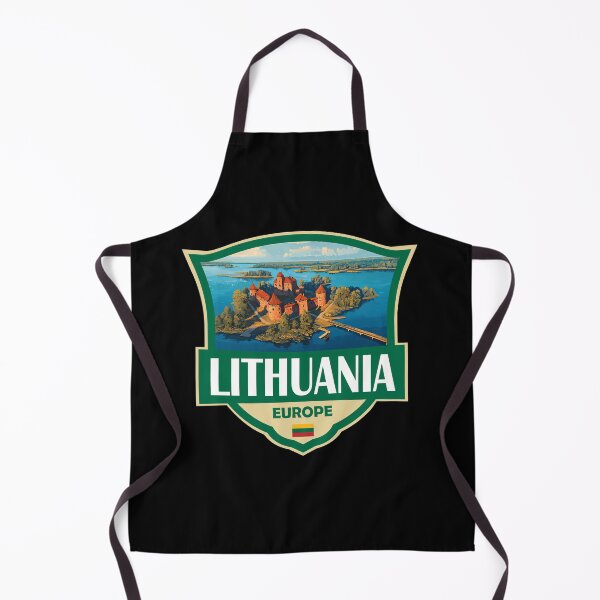 Item preview, Lithuania Illustration Retro Badge designed and sold by KrisSidDesigns.