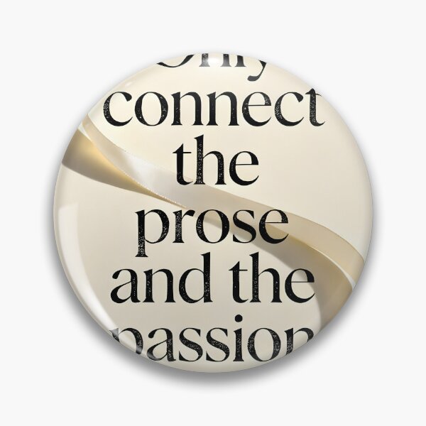 Item preview, Harmony Quote Poster - Only Connect Inspirational Wall Art designed and sold by Cosmopolis.