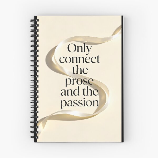 Item preview, Harmony Quote Poster - Only Connect Inspirational Wall Art designed and sold by Cosmopolis.