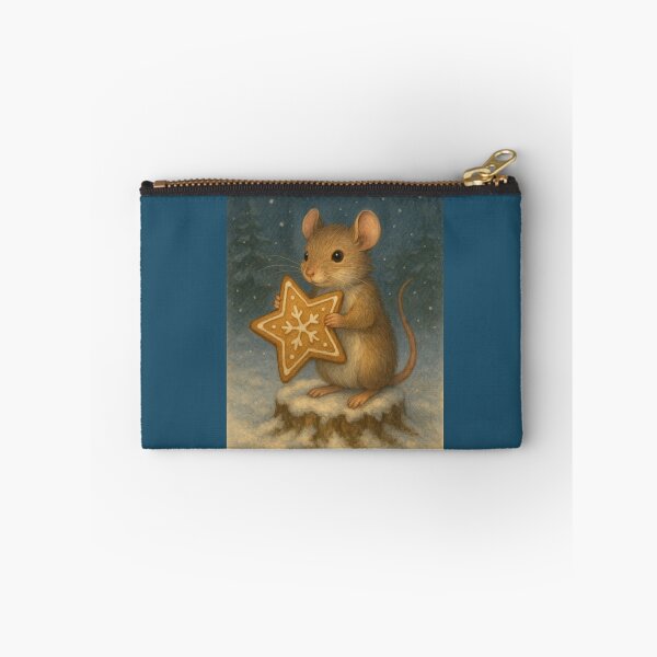Item preview, Gingerbread Star Mouse – Cozy Winter Treat designed and sold by GeoWild Designs.