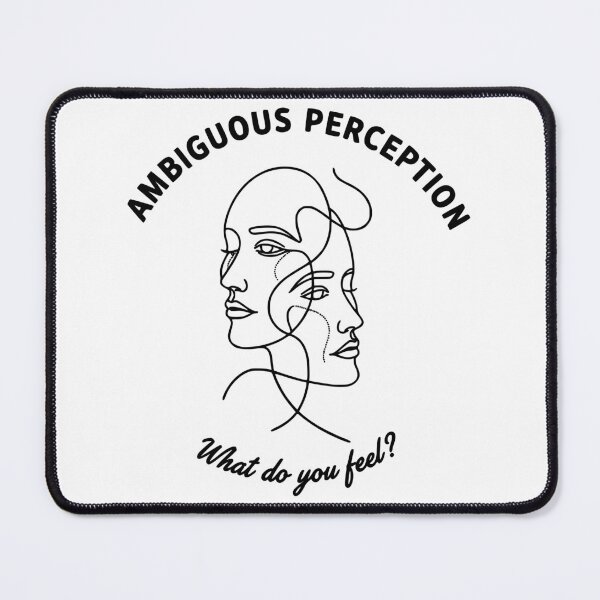 Item preview, Ambiguous Perception One Line Art - What Do You Feel? Minimalist Face Emotion Graphic designed and sold by Enga6.