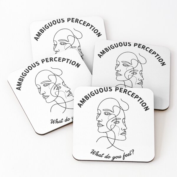 Item preview, Ambiguous Perception One Line Art - What Do You Feel? Minimalist Face Emotion Graphic designed and sold by Enga6.